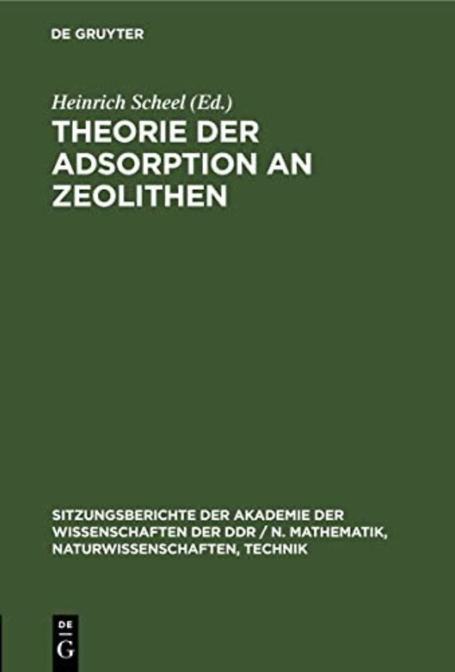 Theorie Der Adsorption an Zeolithen