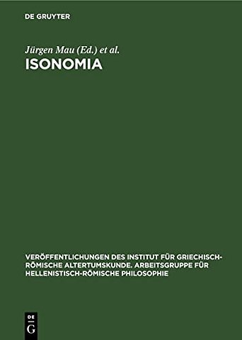Isonomia – Studien zur Gleichheitsvorstellung im griechischen Denken