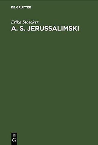 A. S. Jerussalimski – Deutsche Geschichte im Leben eines sowjetischen Historikers und Kommunisten