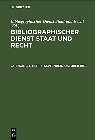 September/ Oktober 1958