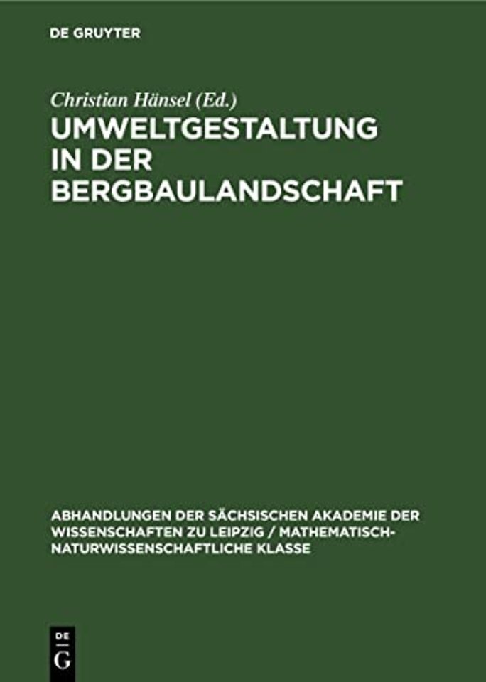 Umweltgestaltung in Der Bergbaulandschaft