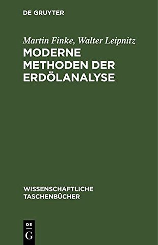 Moderne Methoden Der Erdolanalyse
