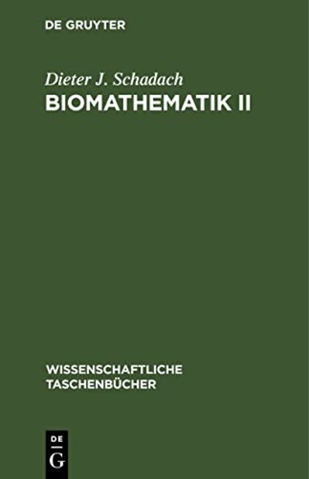 Biomathematik II