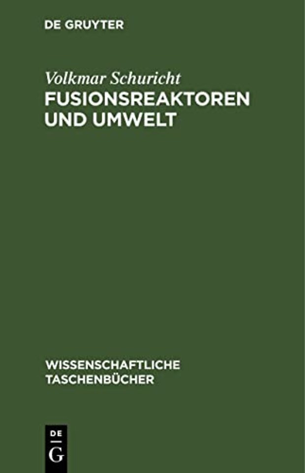 Fusionsreaktoren Und Umwelt