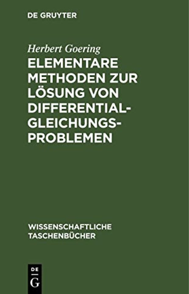 Elementare Methoden Zur Losung Von Differentialgleichungsproblemen