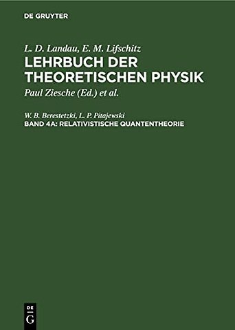 Relativistische Quantentheorie