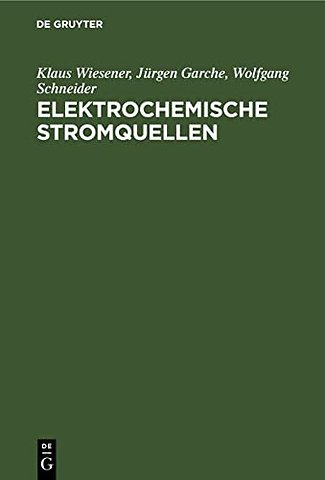 Elektrochemische Stromquellen