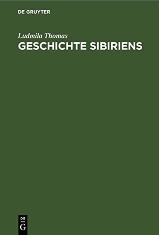Geschichte Sibiriens