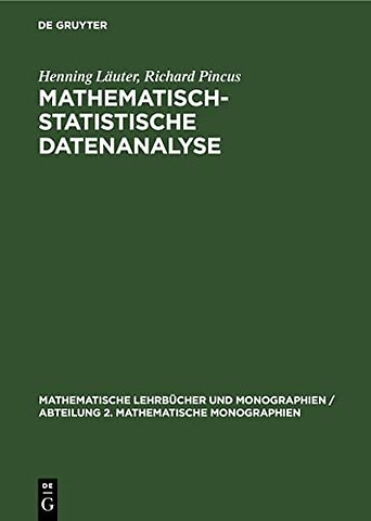Mathematisch–statistische Datenanalyse