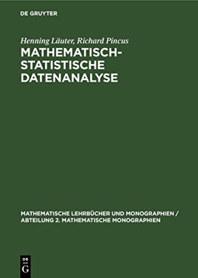 Mathematisch–statistische Datenanalyse