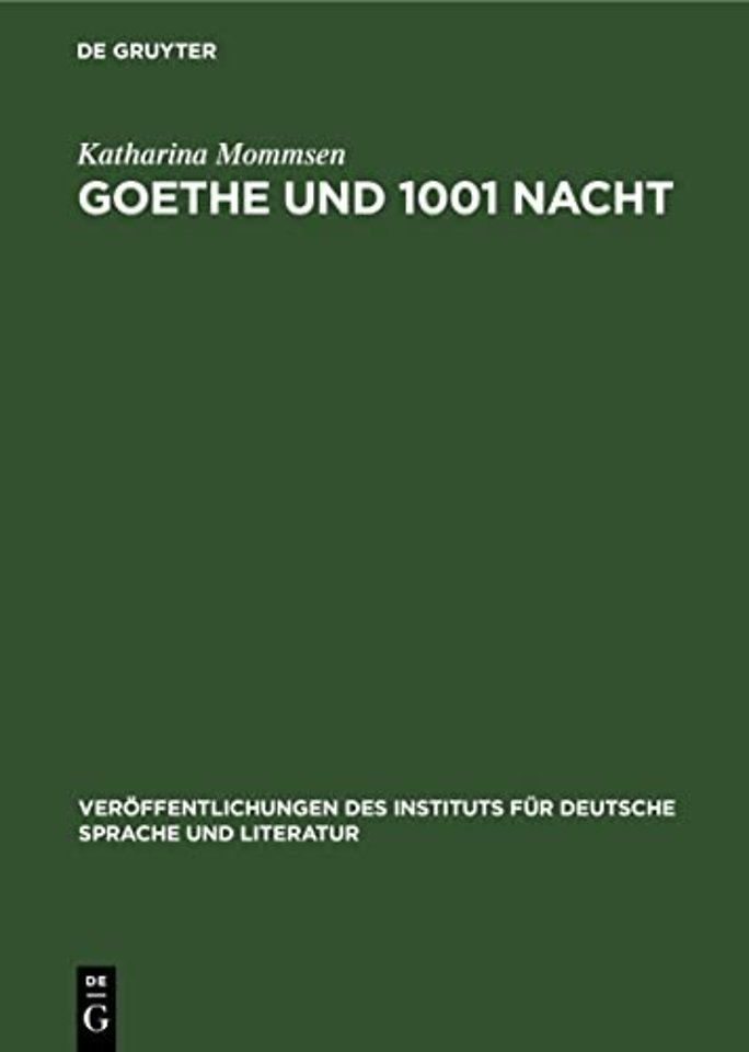 Goethe Und 1001 Nacht