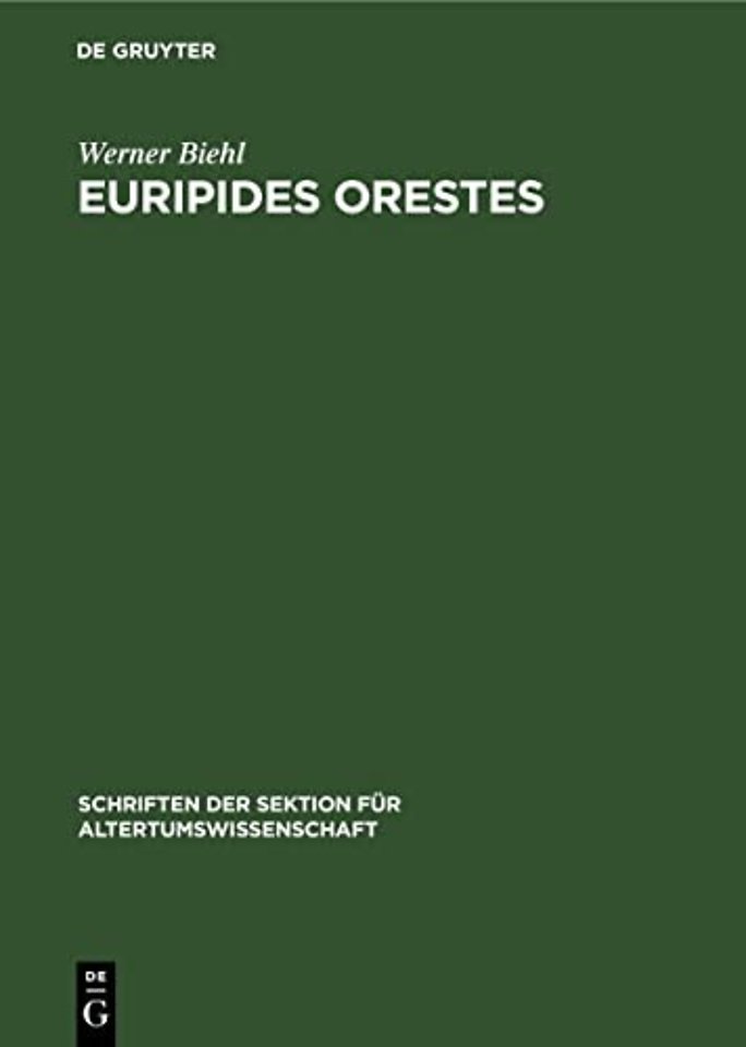Euripides Orestes
