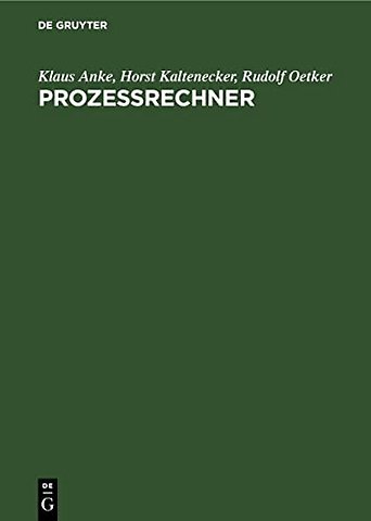 Prozeβrechner – Wirkungsweise und Einsatz