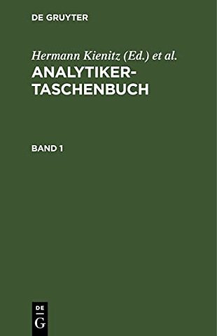 Analytiker–Taschenbuch. Band 1