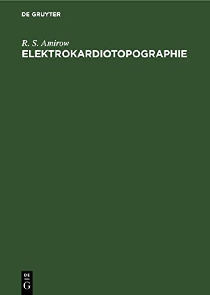 Elektrokardiotopographie – (topographische Elektrokardiographie)