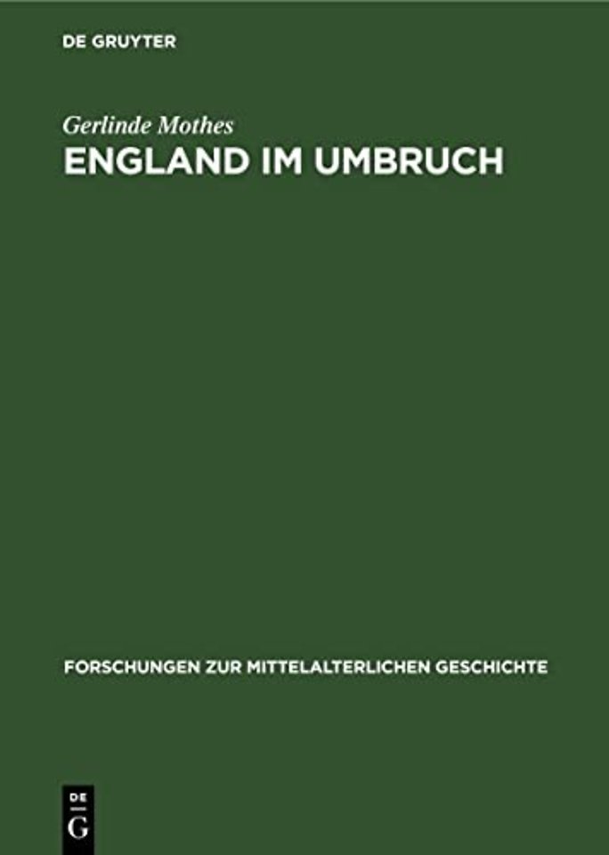 England im Umbruch – Volksbewegungen an der Wende vom Mittelalter zur Neuzeit