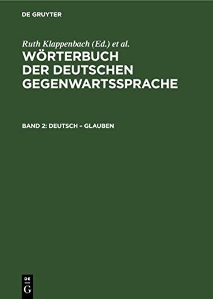 Deutsch – Glauben