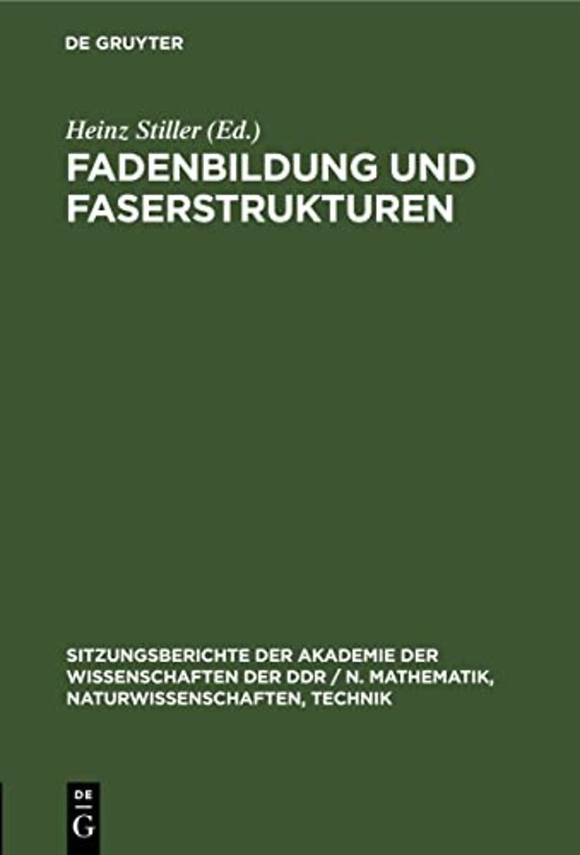 Fadenbildung Und Faserstrukturen