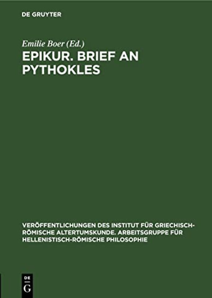 Epikur. Brief an Pythokles