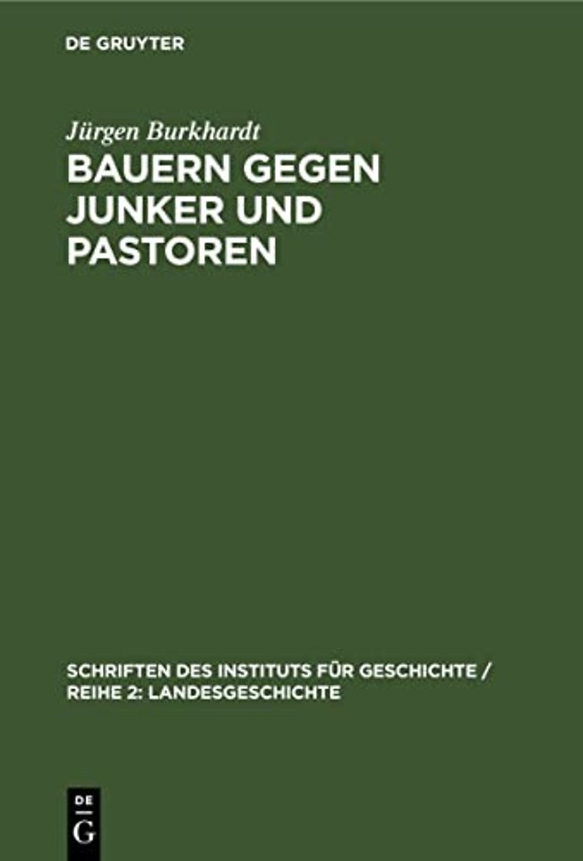 Bauern gegen Junker und Pastoren – Feudalreste in der mecklenburgischen Landwirtschaft nach 1918