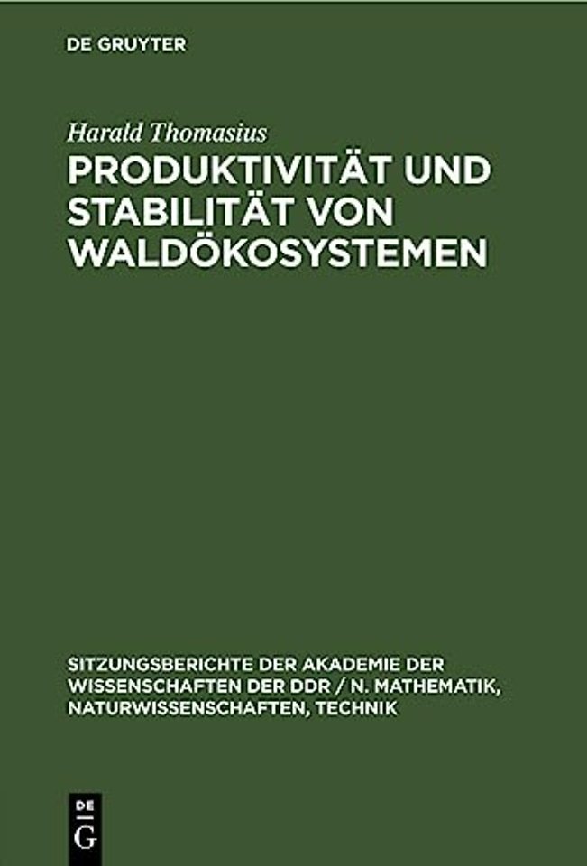 Produktivität und Stabilität von Waldökosystemen