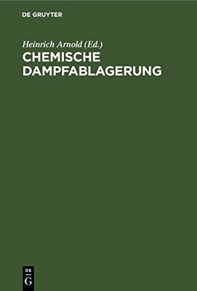 Chemische Dampfablagerung