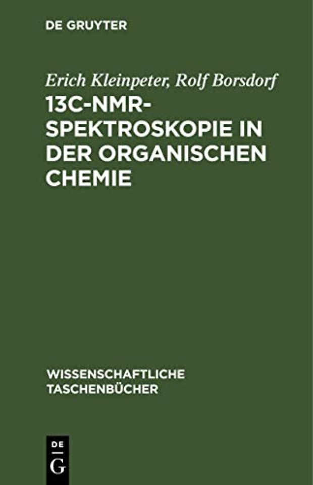 13C–NMR–Spektroskopie in der organischen Chemie