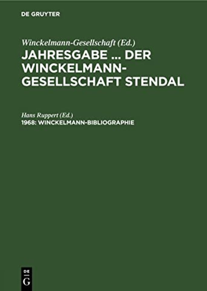 Winckelmann-Bibliographie