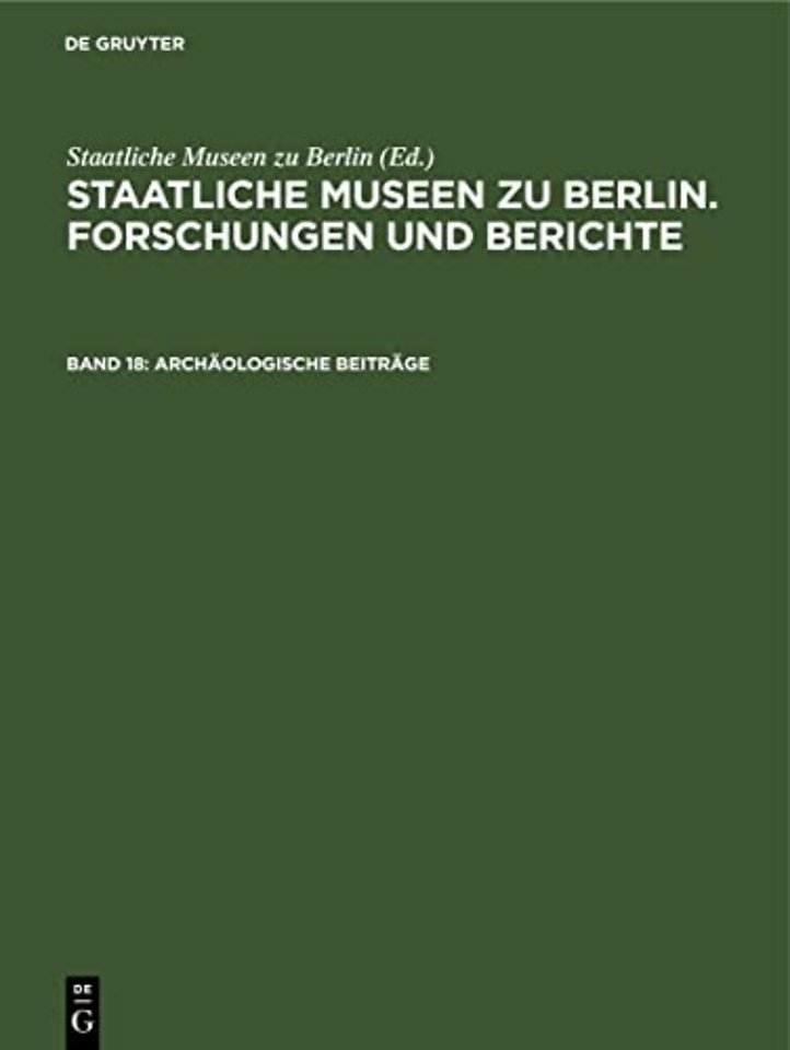 Archäologische Beiträge