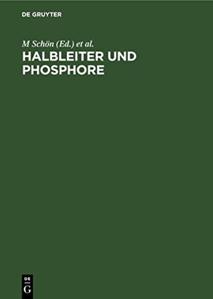 Halbleiter Und Phosphore