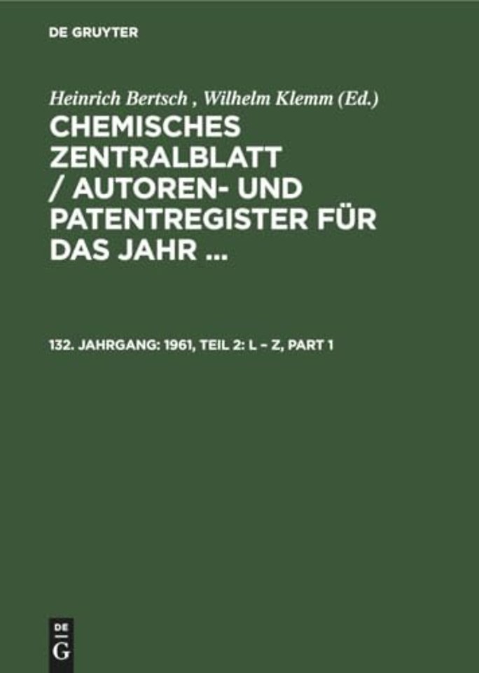 1961, Teil 2: L - Z
