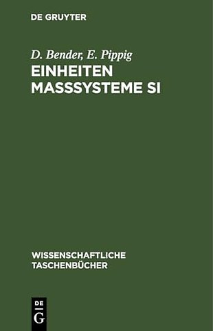 Einheiten Maβsysteme SI