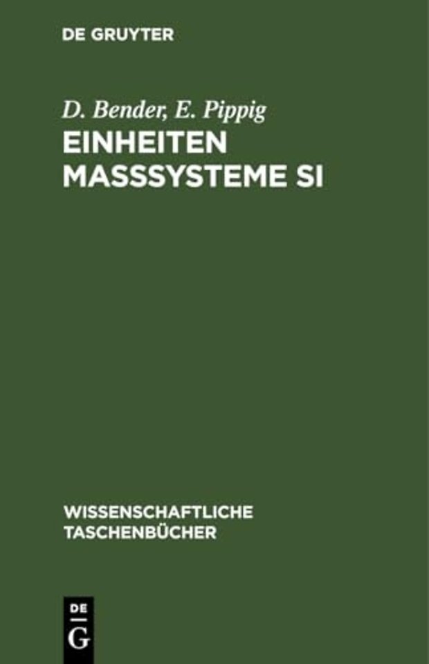 Einheiten Maβsysteme SI