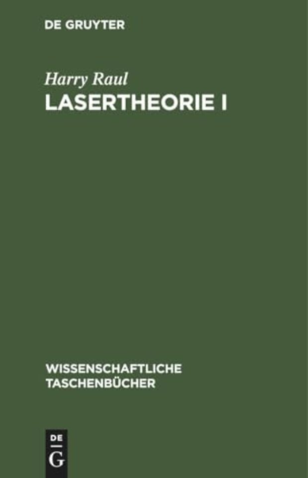 Lasertheorie I