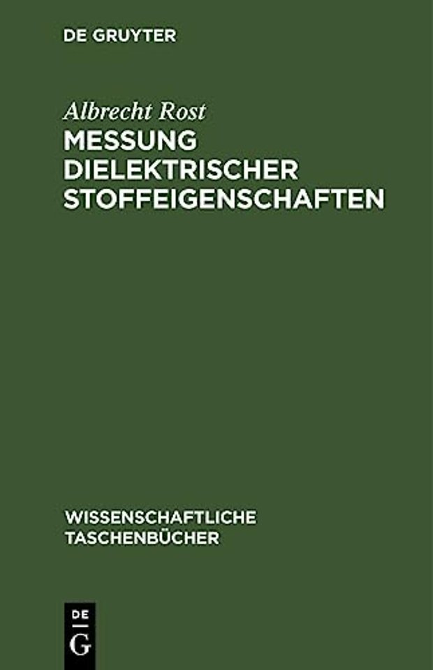 Messung Dielektrischer Stoffeigenschaften