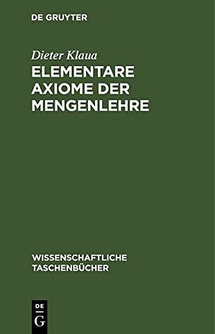 Elementare Axiome der Mengenlehre