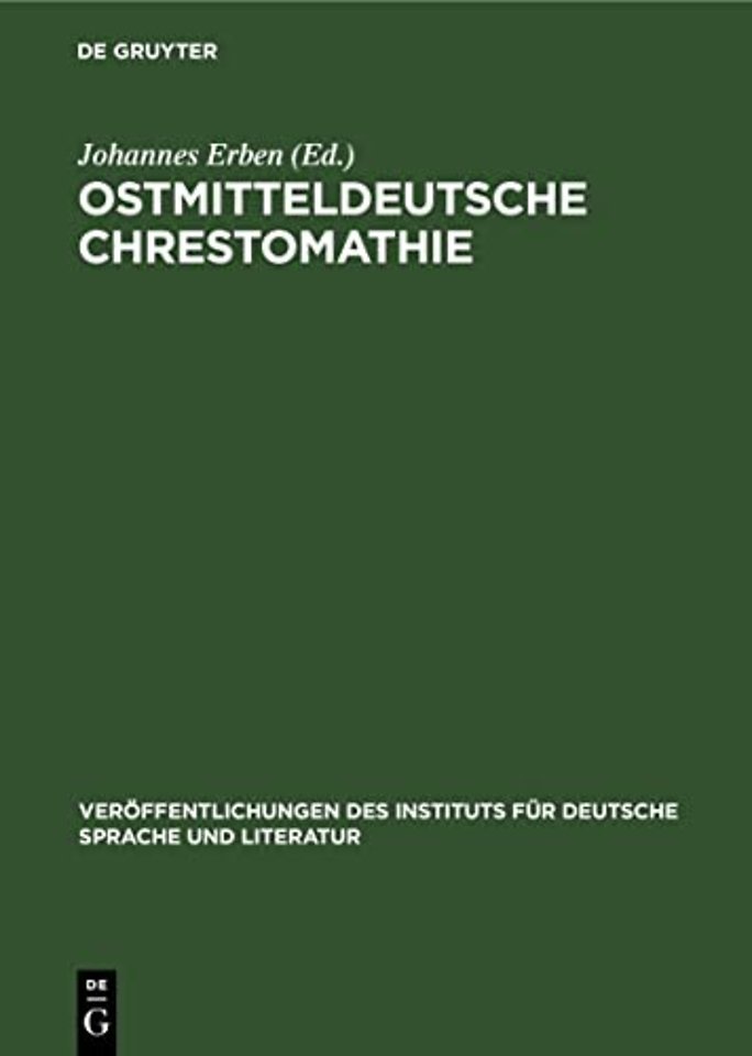 Ostmitteldeutsche Chrestomathie