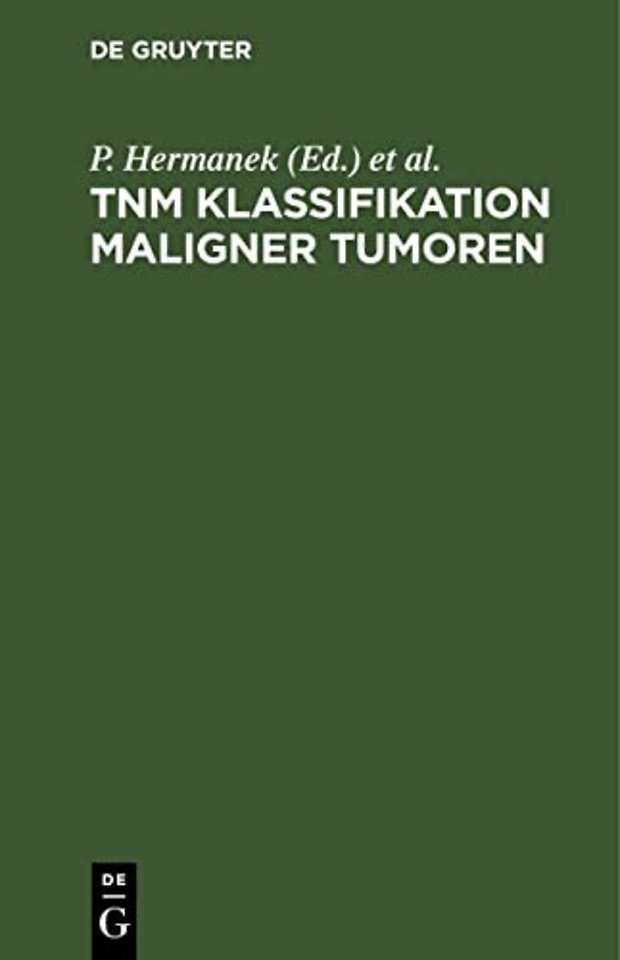 Tnm Klassifikation Maligner Tumoren