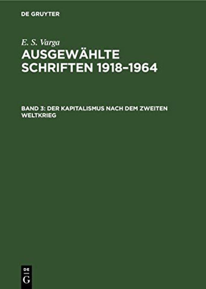 Der Kapitalismus nach dem zweiten Weltkrieg