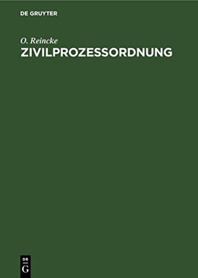 Zivilprozessordnung