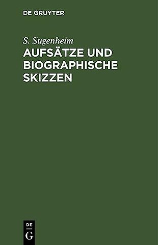 Aufsatze Und Biographische Skizzen