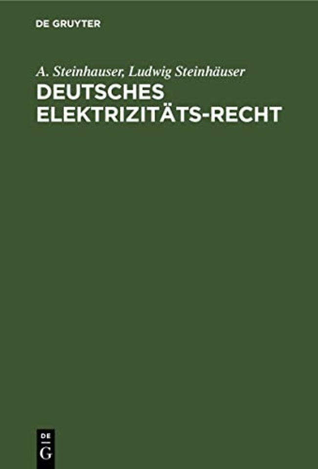 Deutsches Elektrizitats-Recht