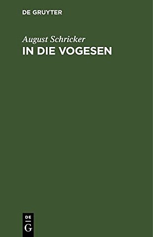 In die Vogesen – Ein Führer