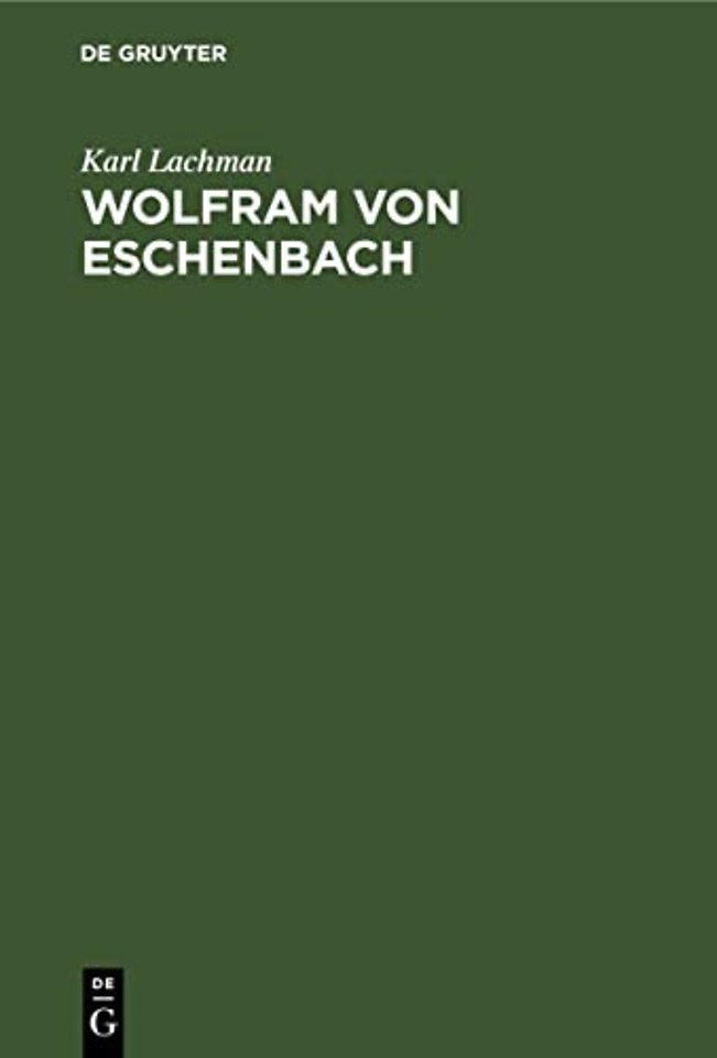 Wolfram Von Eschenbach