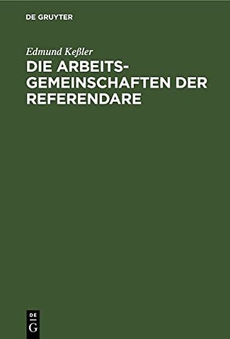 Die Arbeitsgemeinschaften der Referendare