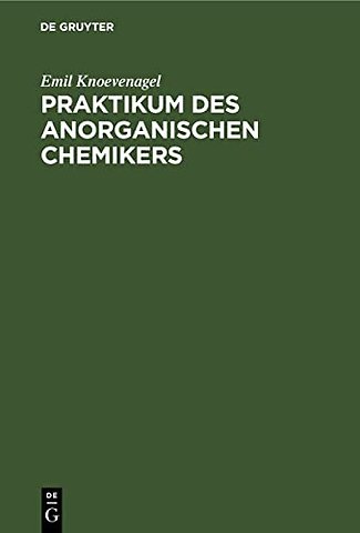 Praktikum Des Anorganischen Chemikers