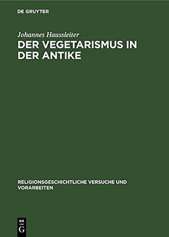 Der Vegetarismus in der Antike
