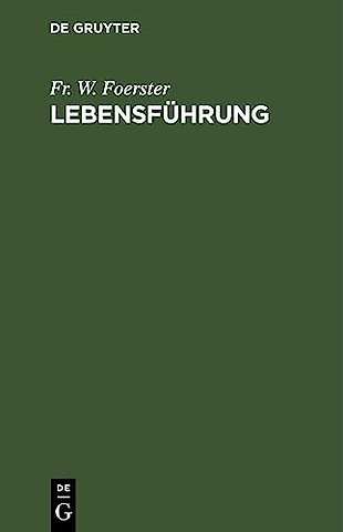 Lebensfuhrung