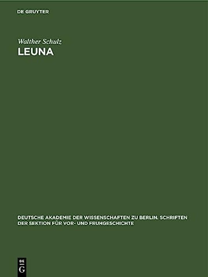 Leuna – Ein germanischer Bestattungsplatz der spätromischen Kaiserzeit