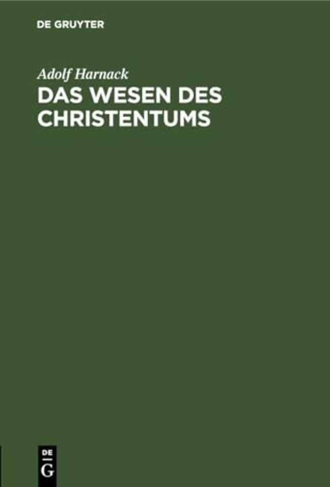 Das Wesen Des Christentums